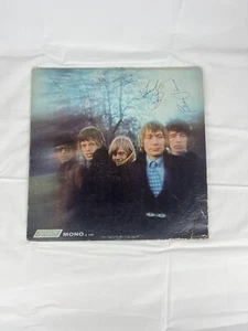 Rolling Stones signed lp Behind The Buttons by 5 members, Original Album Vintage - Picture 1 of 6