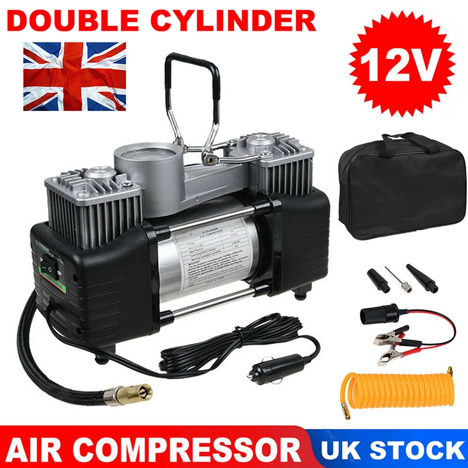 Van 4x4 SUV Bus Heavy Duty 150psi 12v Hi Speed Air Compressor Tire Inflator Pump - Image 1 of 4