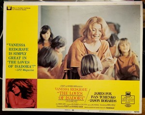 1969 VANESSA REDGRAVE "THE LOVES OF ISADORA" 11X14 ORIGINAL LOBBY CARD #5