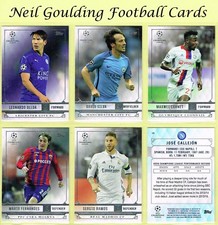 Topps Champions League SHOWCASE 2016-2017 ☆ Football Cards ☆ #101 to 200