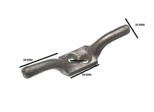 Cleat Hook Trailer Rope Tieback BZP 100mm 4 + Screws Pack Size 4 - Picture 1 of 1