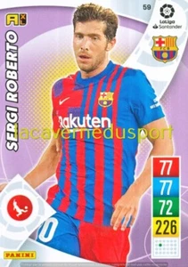 059 SERGI ROBERTO # FC BARCELONA PANINI LIGA SANTANDER 2021 2022 ADRENALYN - Picture 1 of 1
