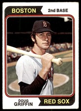 1974 TOPPS DOUG GRIFFIN . BOSTON RED SOX #219