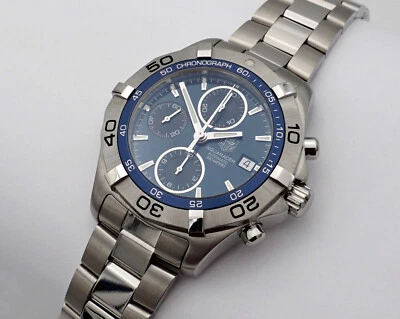 TAG HEUER AQUARACER CRONOGRAPH CALIBER 16 HERREN REF.: CAF2112.BA080 BOX/PAPIERE - Bild 1 von 4