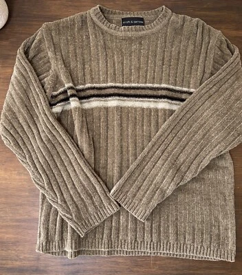 Suéter Croft y Carretilla De Colección Años 80 90 Suave Y2K Bronceado Talla Mediana  Foto 1 de 4