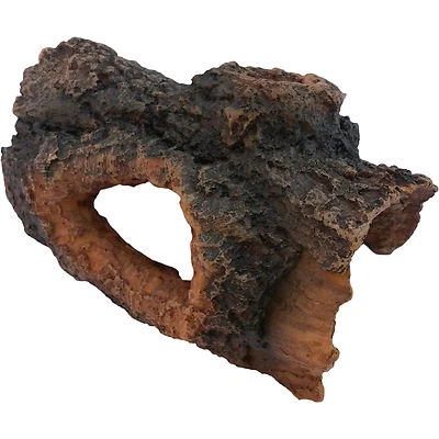 Mini Half Log Wood Cave, Hide Fish Tank Artificial Aquarium Ornament Decoration - Image 1 of 4