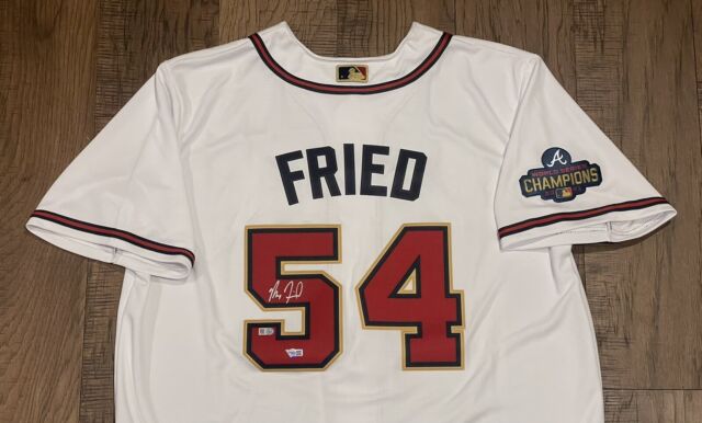 Max Fried Signed Braves Authentic City Connect Autograph Jersey Auto ~ JSA  COA