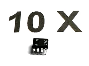 B176D, programmierbare OP, hohe Verstärkung,ähnlich UA776, DIP8,+- 18V, 10 Stück - Picture 1 of 2