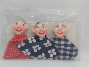 Vintage Highlights Magazine Mr Mrs Tommy Timbertoes Children Finger Puppets - Picture 1 of 11