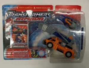 Transformers Armada Smokescreen Hasbro 2002 With Liftor Mini-Con Figure - Picture 1 of 14