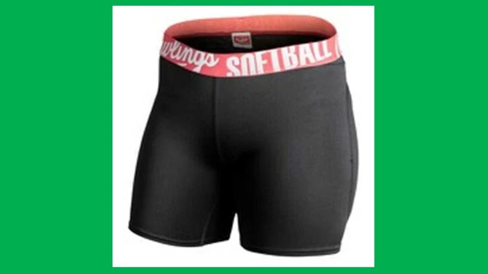 Women's Softball Rawlings Padded Sliding Shorts - small - Image 1 of 1