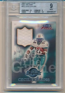 1999 Fleer Focus Cecil Collins  "Feel the Game" BGS 9 BGS - Picture 1 of 2