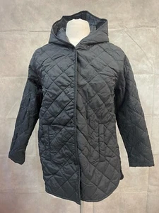 Wonder Nation Girl's Black Jacket Hooded Full Zip Long Sleeve Size XL(14-16) - Picture 1 of 6