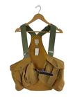 FILSON Tin Cloth Game Bag Vest Cotton Camel Plain Outdoor From Japan Used