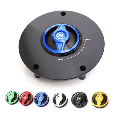 Tapa de combustible azul REVO moto sin llave para Honda NT 700 10-13 12 11 Foto 1 de 4