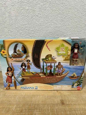 Juego de 10 piezas de canoa Disney Moana 2 Moana’s Adventure Foto 1 de 4
