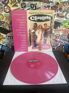 CLUELESS Soundtrack VG++ PINK VINYL W/HYPE STICKER - Picture 1 of 2