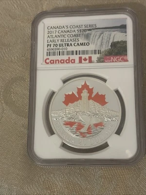 2017 Canada $20 Silver Lighthouse Coin (Canada’s Coast Series) Low Pop - Image 1 of 3