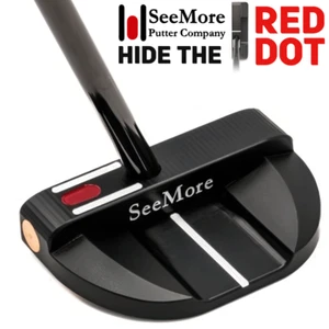 SEEMORE 2025 MINI GIANT MDX BLACK PUTTER / HIDE THE RED DOT / CUSTOM - Picture 1 of 7
