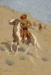 The Scout Frederick Remington Satin Museum Print 16 x 20 - Picture 1 of 1