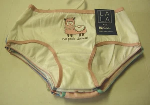 Girls Briefs By LaLa, Size 3T, 7 Pack, Cotton, Various Designs & Colors, New - Picture 1 of 5