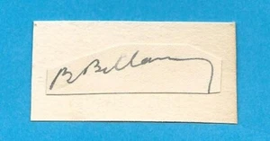 BENJAMIN BELLAMY NORTHAMPTONSHIRE CCC 1920-1937 NORTHAMPTON TOWN ORIG AUTOGRAPH - Picture 1 of 1
