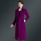 New Womens Cashmere Coats Long Jacket Wool Blend Winter Trench Slim Fit Outwear