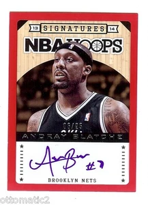 13-14 PANINI HOOPS RED BORDER ANDRAY BLATCHE AUTO AUTOGRAPH #06/25 - Picture 1 of 1