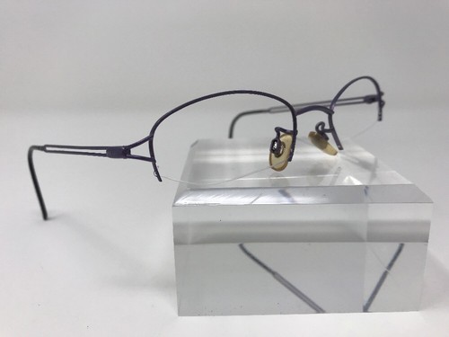 Anne Klein Eyeglasses K1129S 2025 43 18 135 Violet Italy Half Rimless J697