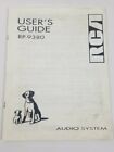 RCA RP 9380 Users Guide Audio System 30 page 1977