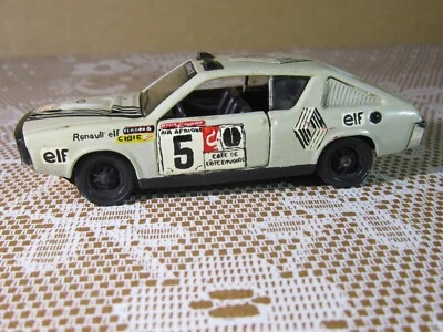 589Z Vintage Solido Modificato Renault 17 Ts #5 Rally Bandama Piot 1973 Grigi 1: - Immagine 1 di 4