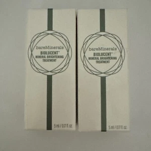 2 BareMinerals Biolucent Mineral Brightening Treatments 5 Ml 0.17oz New Samples - Picture 1 of 8