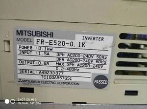 Fastest delivery MITSUBISHI Inverter FR-E520-0.1K refurbished - Picture 1 of 7