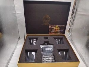 Decanter whisky Maketh The Man Art Déco e set di 4 occhiali in elegante confezione regalo - Foto 1 di 7