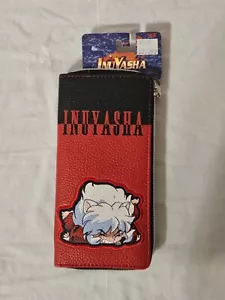 InuYasha Wallet. New. Long. Zip Around. Concept One. Anime. - Imagen 1 de 2