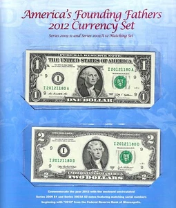 1 - America's Founding Fathers 2012 Currency Set - 80 - Picture 1 of 4