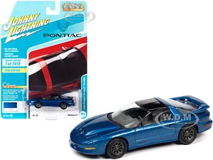 1996 Pontiac Firebird T/A WS6 blau 1/64 Modell Johnny Lightning JLCG025-JLSP149 A - Bild 1 von 1