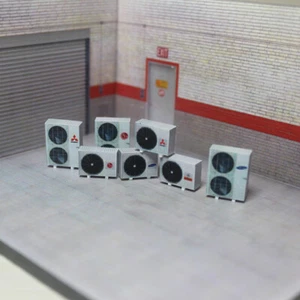 Aire acondicionado modelo diorama escala 1/64 unidad exterior modelo escena modelo exhibición - Imagen 1 de 19