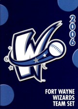 2006 Fort Wayne Wizards Grandstand #1 Cover Logo Card - NM Baseball Card