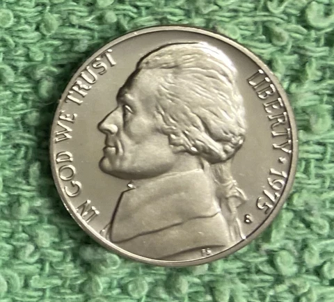 1975-S  **PROOF**  JEFFERSON NICKEL - NICE COIN - L@@K AT PICTURES!!!!! Cover