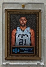 PANINI COURT KINGS 2014-15 PORTRAITS TIM DUNCAN SAPPHIRE 2/25