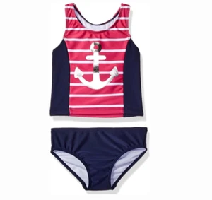 Nautica Girls Tankini Swim Suit with 50+ Sun Protection Size 8   13884 - Picture 1 of 2