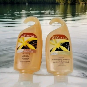 Avon Naturals Shower Gel Full Body Vanilla 5 FL OZ New Set of 2 - Picture 1 of 8