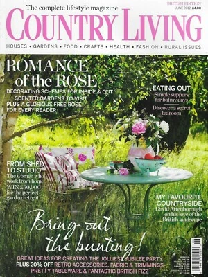 Country Living Magazine Rose Decorating Simple Suppers Secret Tearoom 2012 . Foto 1 de 4