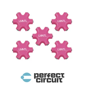 LMNTL 3.5 mm Eurorack Modular Synth Patch Cable Hub SPLITTER - PINK - 5 PACK - Picture 1 of 2