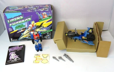 Transformers Starscream w/ Turbo Jet G1 Action Masters Complete in Box Excellent - Image 1 of 4