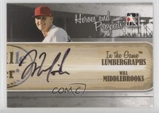 2011 ITG Heroes and Prospects Lumbergraphs /100 Will Middlebrooks #L-WMI.1 Auto
