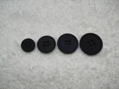 Knöpfe petrol in 4 Größen: 15, 20, 23 und 25mm Vierloch Restposten!!! - Bild 1 von 2