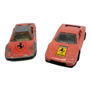 1986 Matchbox Red Ferrari Testarossa and 1981 Matchbox Ferrari 308 GTB - Picture 1 of 16