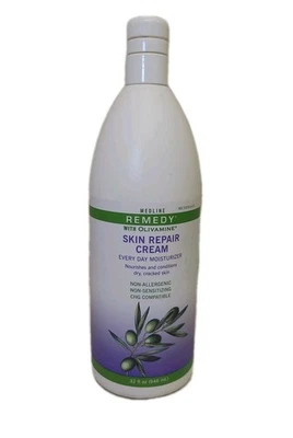 Medline Remedy, Crema Reparadora de la Piel, Con Olivamina, 32 OZ, Totalmente Nueva Foto 1 de 2